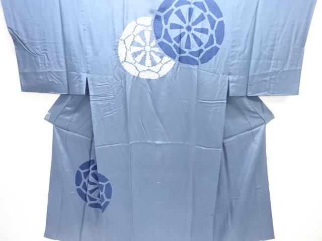 JAPANESE KIMONO / ANTIQUE MENS JUBAN / SILK / SHIBORI / GENJIGURUMA